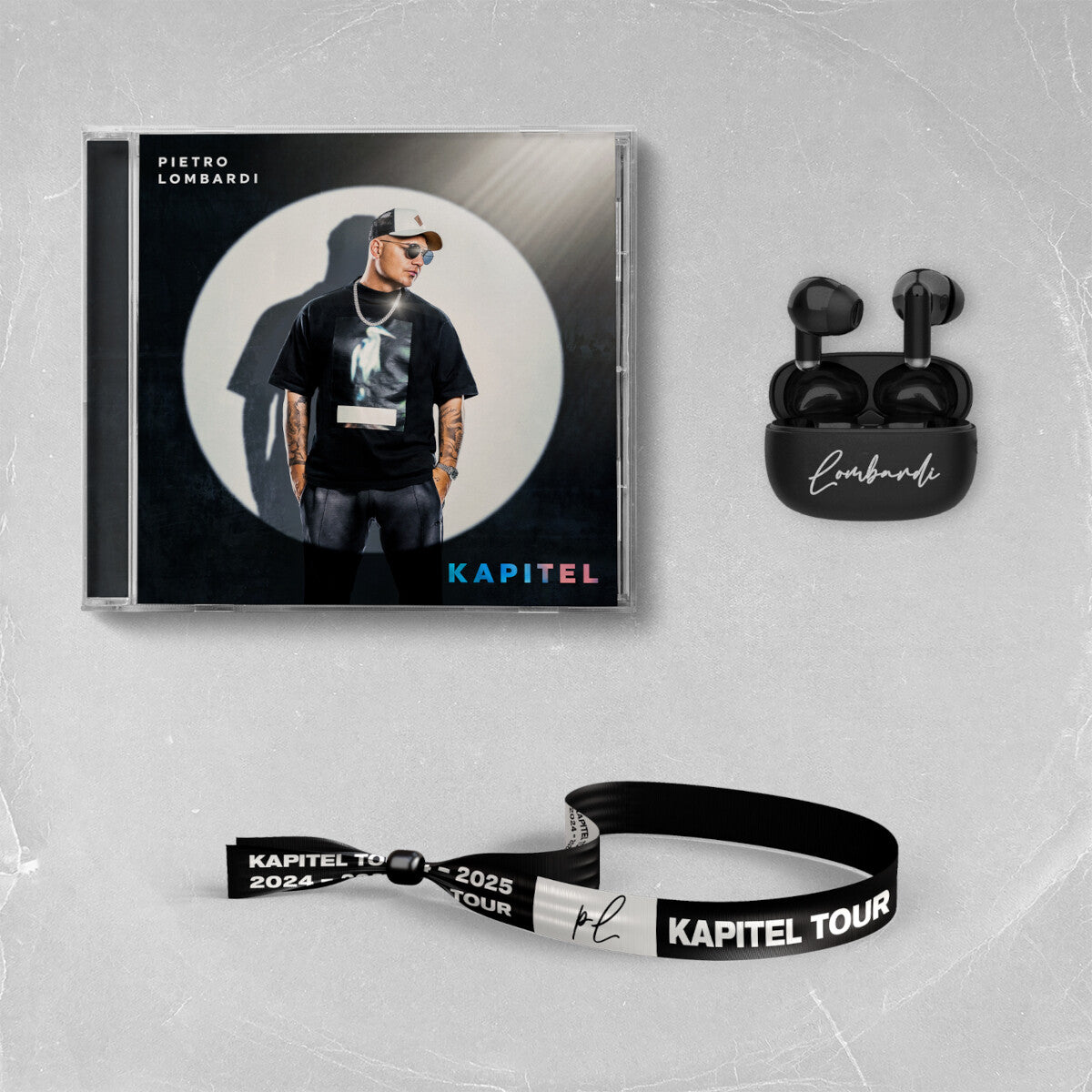 Pietro Lombardi Kapitel CD + Earbuds + Bändchen 381355